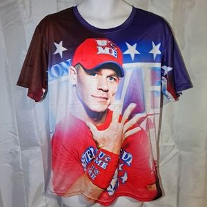 WWE Wrestling "John Cena" U C Me Superstar T-shirt Unisex Adult XL Multi-colored